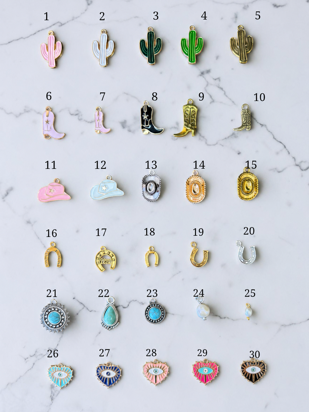 Personalized Cowboy Boot Bling Jewelry, Custom Country Charms, Western Accessory, Concert Cowgirl Gift for Her