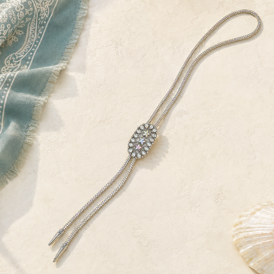 Cosmic Cowgirl Crystal Bolo Tie