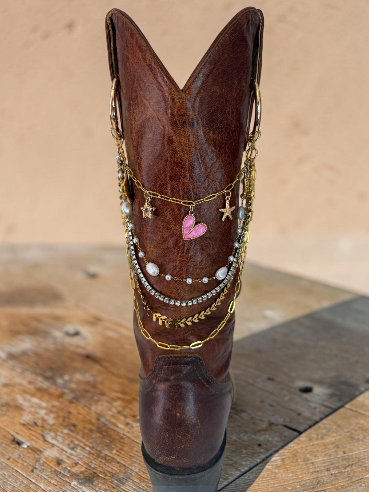 Custom Boot Chain | Choose Your Charms | Western Boot Jewelry | Coastal Cowgirl Accessory | Cowgirl Gift