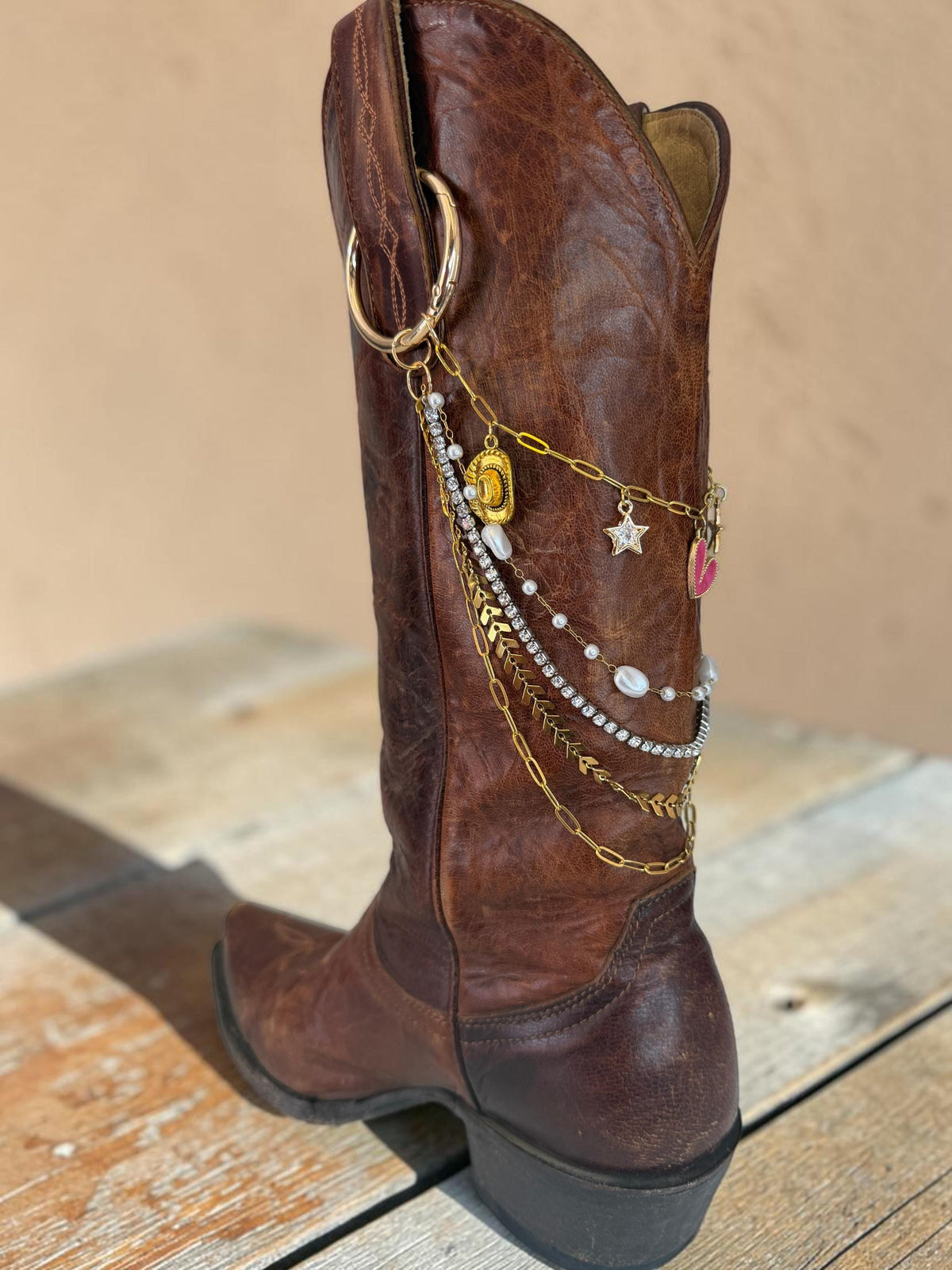 Custom Boot Chain | Choose Your Charms | Western Boot Jewelry | Coastal Cowgirl Accessory | Cowgirl Gift