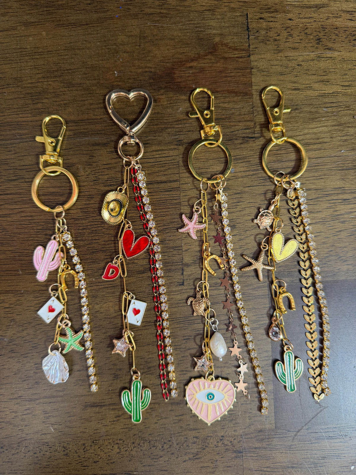 Build Your Own Western Keychain, Custom Cowgirl Bag Accessory, Personalized Rodeo Purse Charm, Monogrammed Initial Gift for H