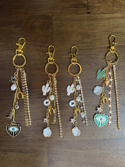 Build Your Own Western Keychain, Custom Cowgirl Bag Accessory, Personalized Rodeo Purse Charm, Monogrammed Initial Gift for H