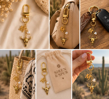 Mini Bag Charm | Personalized Bag Charm | Custom Keychain | Choose Your Charm | Purse Charm Gift | Bridesmaid Gift