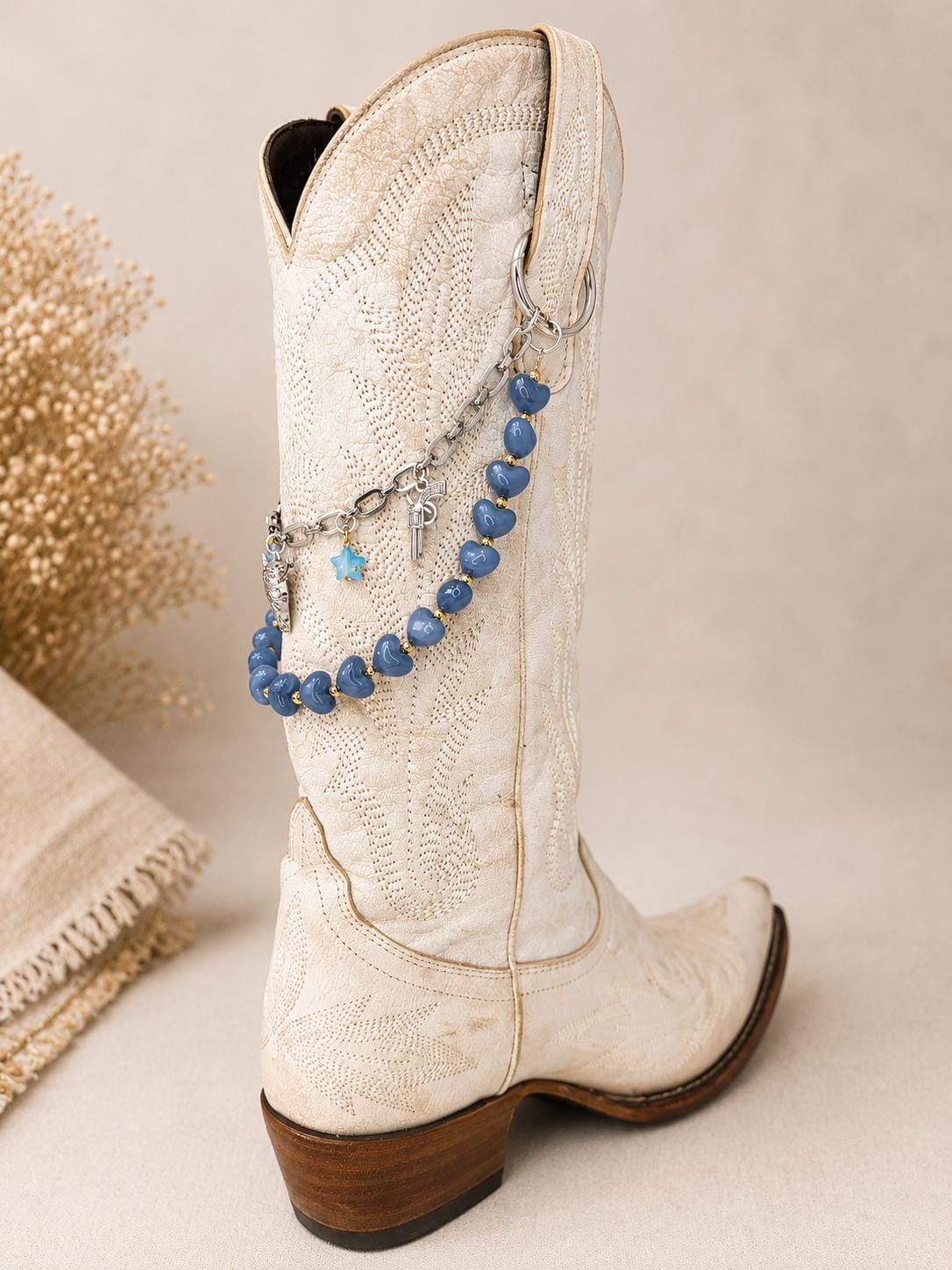 Western Boot Chain | Cowgirl Boot Jewelry | Silver Tone Boot Accessory | Country Concert Outfit
