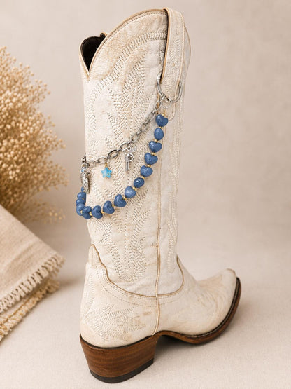 Western Boot Chain | Cowgirl Boot Jewelry | Silver Tone Boot Accessory | Country Concert Outfit