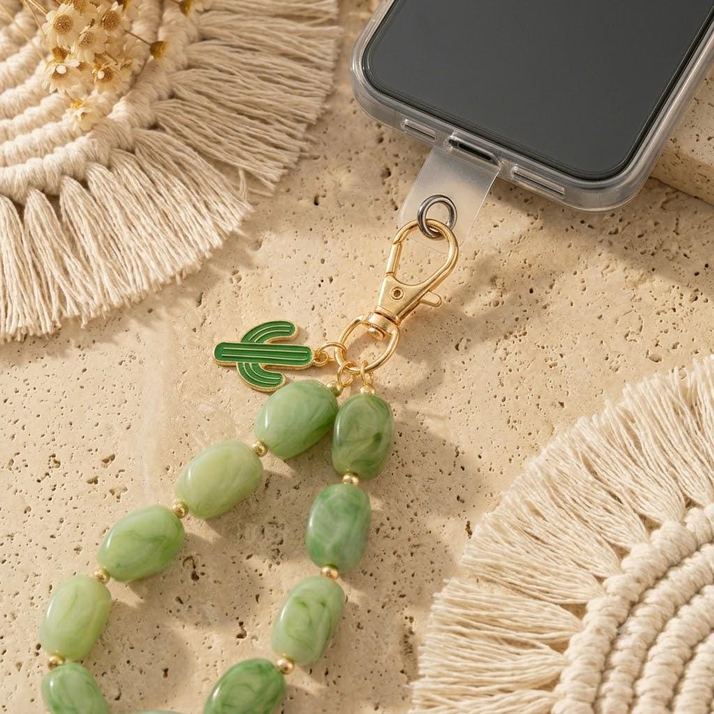 Western Phone Strap with Custom Charm - Personalized Country Concert Accessory, Rodeo Phone Charm, Boho Boot Bling, Bride Gif