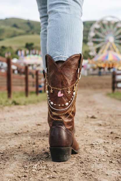 Custom Boot Chain | Choose Your Charms | Western Boot Jewelry | Coastal Cowgirl Accessory | Cowgirl Gift