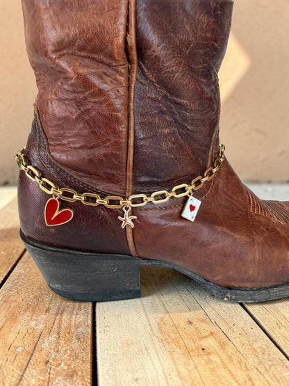 Custom Boot Chain | Build Your Own Western Boot Charm | Coastal Cowgirl Jewelry | Personalized Gift for Her