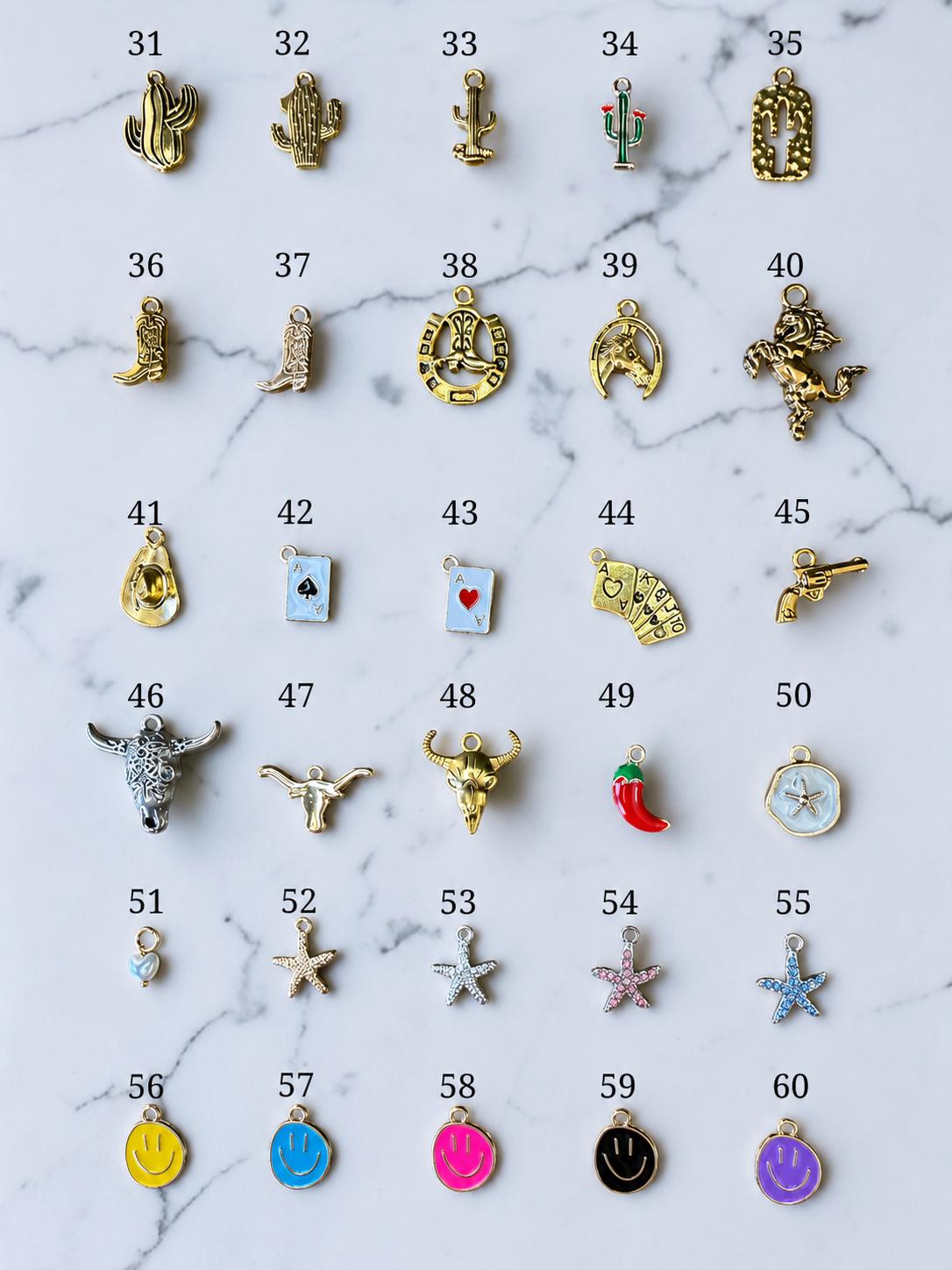 Mini Bag Charm | Personalized Bag Charm | Custom Keychain | Choose Your Charm | Purse Charm Gift | Bridesmaid Gift