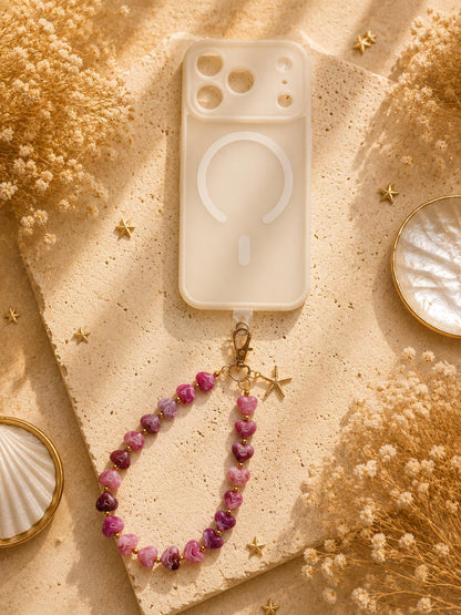 Personalized Phone Wristlet | Beaded Phone Charm | Custom Phone Strap | Cute Phone Accessory | Gift for Her