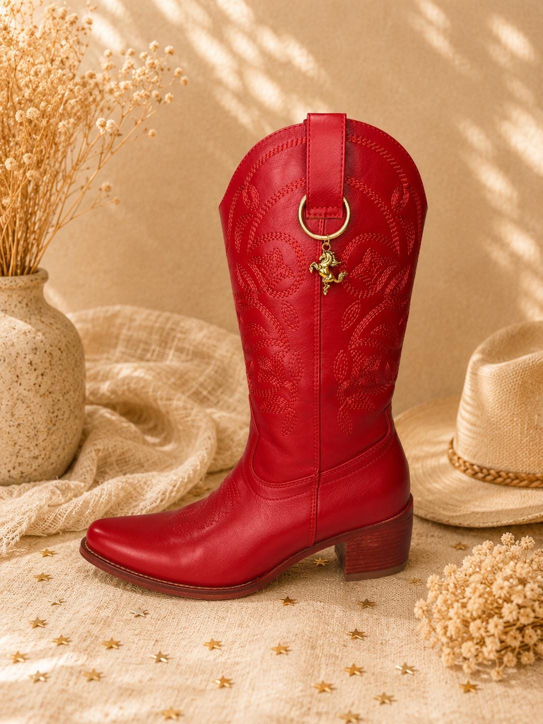 Personalized Cowboy Boot Bling Jewelry, Custom Country Charms, Western Accessory, Concert Cowgirl Gift for Her