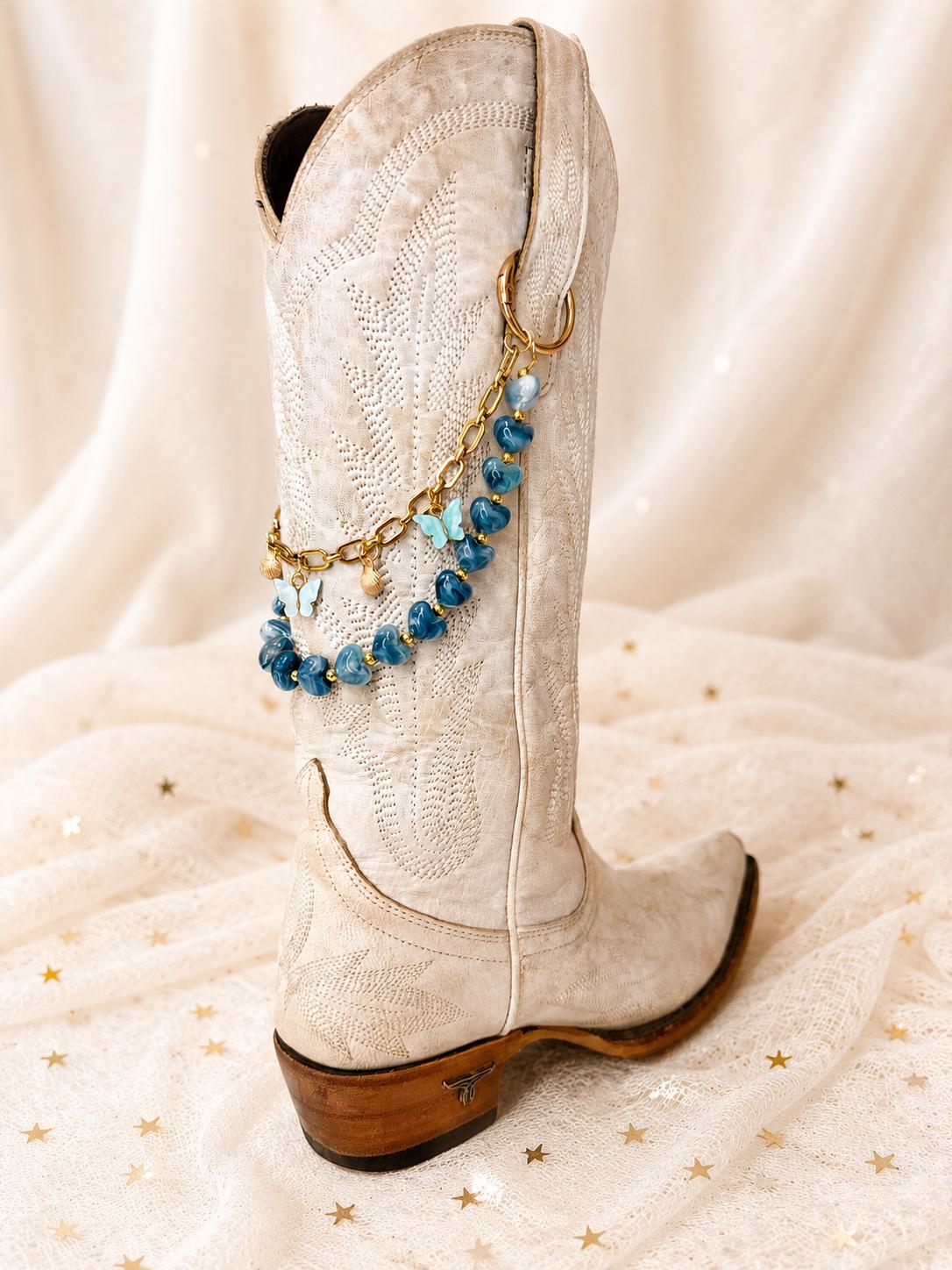 Western Boot Chain | Cowgirl Boot Jewelry | Gold Tone Boot Accessory | Country Concert Outfit