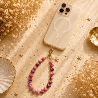 Personalized Phone Wristlet | Beaded Phone Charm | Custom Phone Strap | Cute Phone Accessory | Gift for Her
