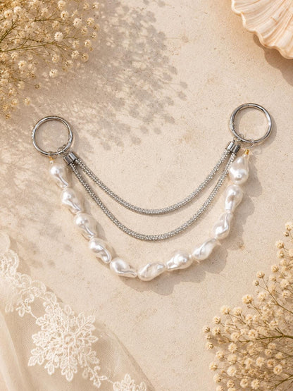 Pearl Bridal Boot Chain | Western Wedding Boot Jewelry | Handmade Bride Accessory