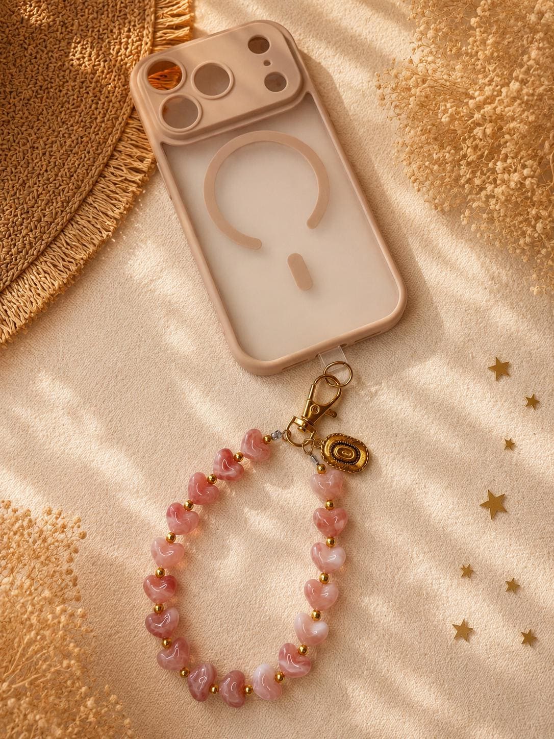 Personalized Phone Wristlet | Beaded Phone Charm | Custom Phone Strap | Cute Phone Accessory | Gift for Her
