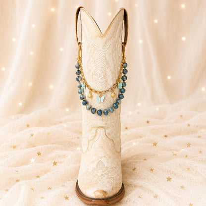 Western Boot Chain | Cowgirl Boot Jewelry | Gold Tone Boot Accessory | Country Concert Outfit