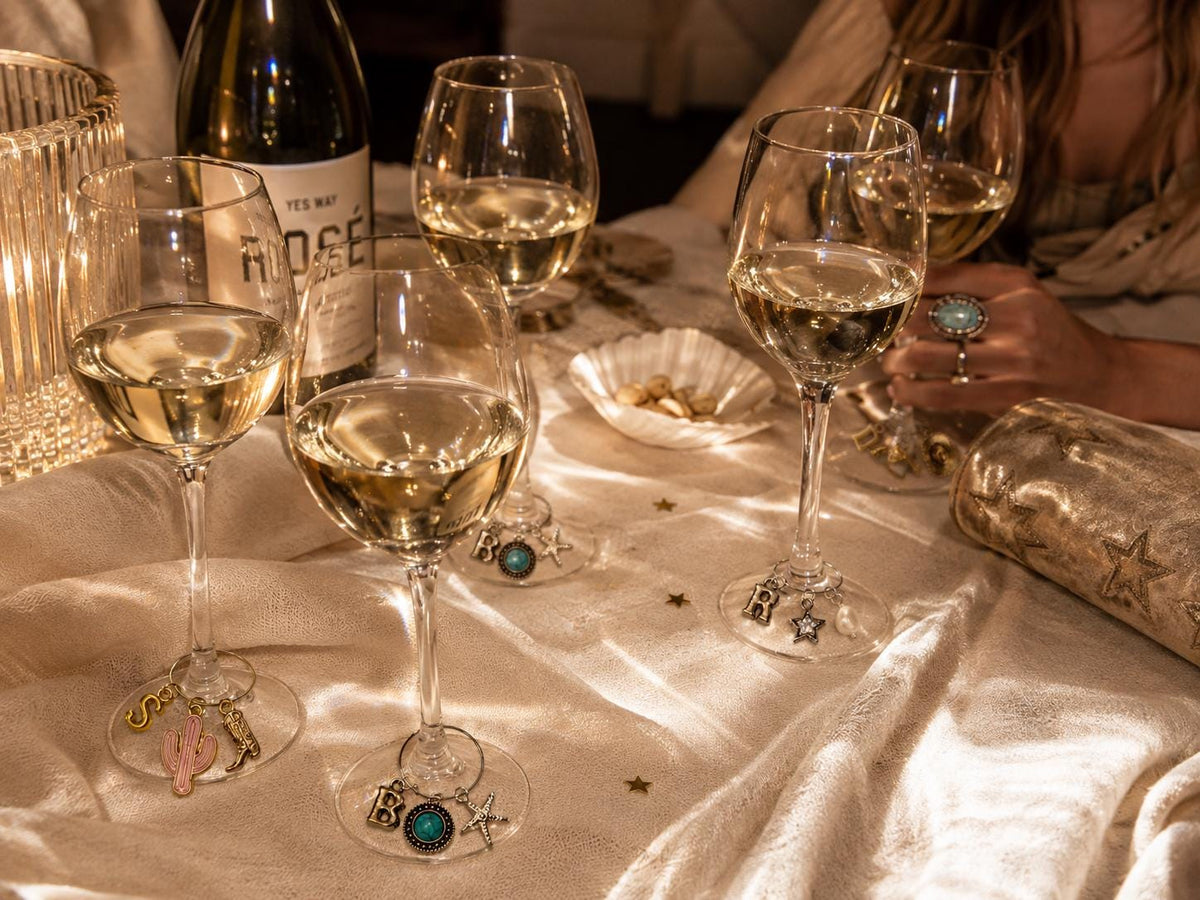 Build Your Own Wine Charms, Custom Wine Glass Charms, Personalized Drink Markers, Wine Charm Set, Girls Night Gift, Hostess G